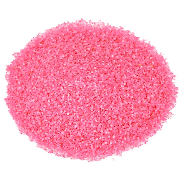 Feiner dekorativer Kies, pink