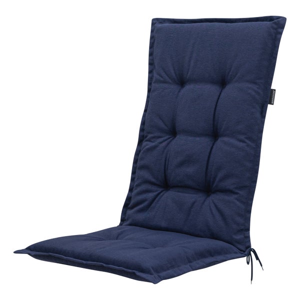 Hochlehnerauflage High Back Panama Indigo - Ca. 123x50 cm - 4er-Set