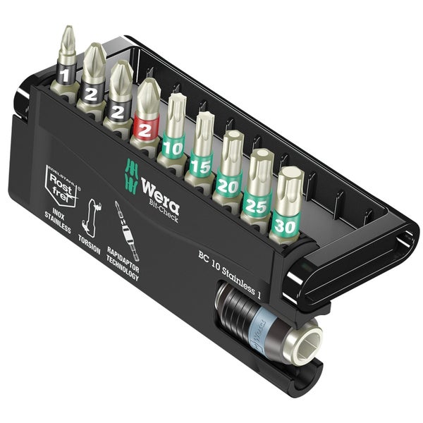 Wera Bit-Check mit verschiedenen Schrauberbits