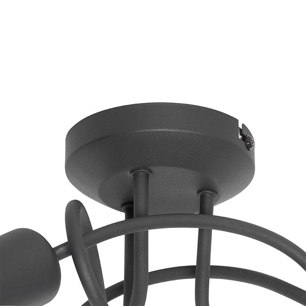 Deckenleuchte aus Metall, Detailansicht