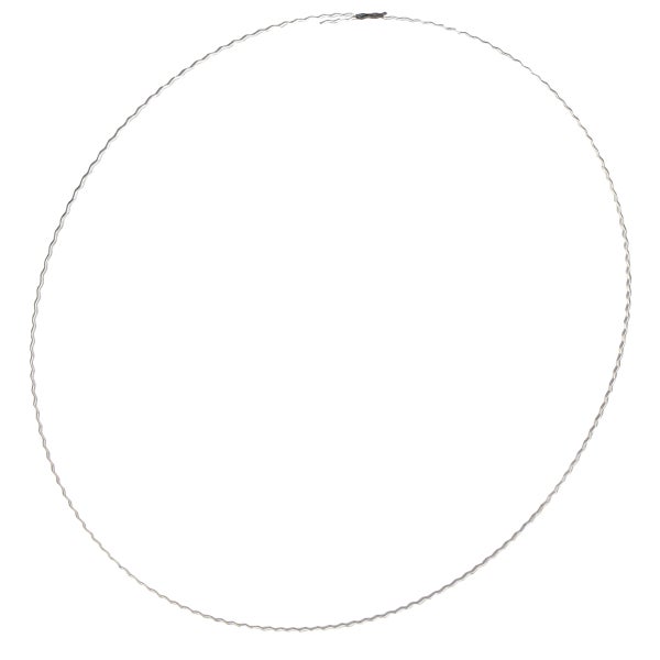 Runder Draht zum Befestigen von Baufolie