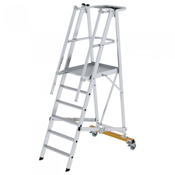 Rollgerüst aus Aluminium mit Plattform