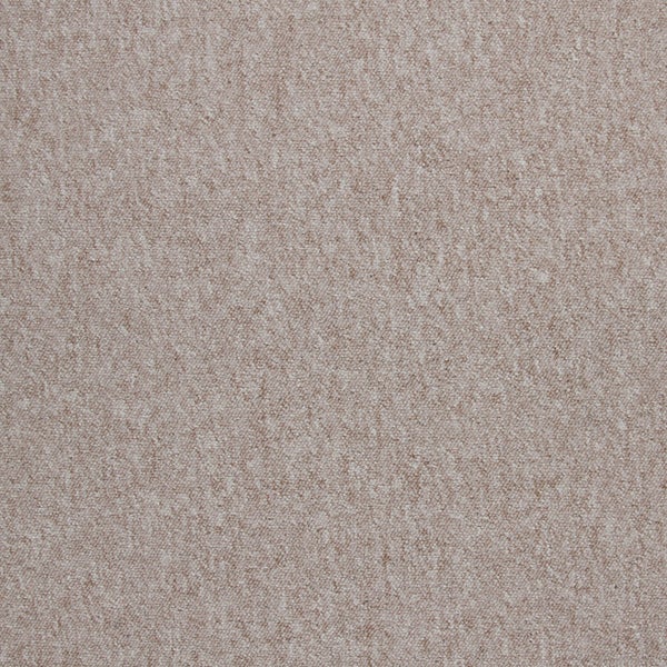 Selbstliegende Teppichfliesen beige Schlingen Teppichboden als Fliesen in 50x50 cm Schlingenware Teppich Fliesen ideal für Büro und Schlafzimmer