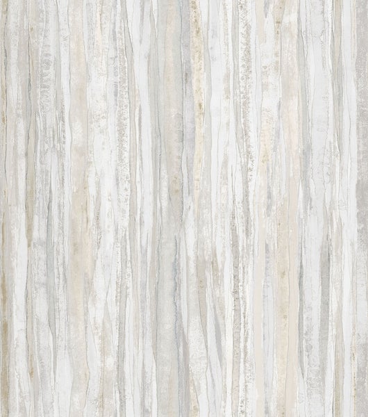 Sanders und Sanders Tapete Streifen Beige und Grau - 53 cm x 10 m - 640024