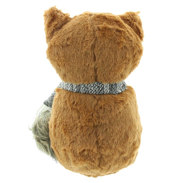 FRANK FLECHTWAREN | Türstopper Kleiner Fuchs, POLYESTER, SAND, Höhe 23 cm