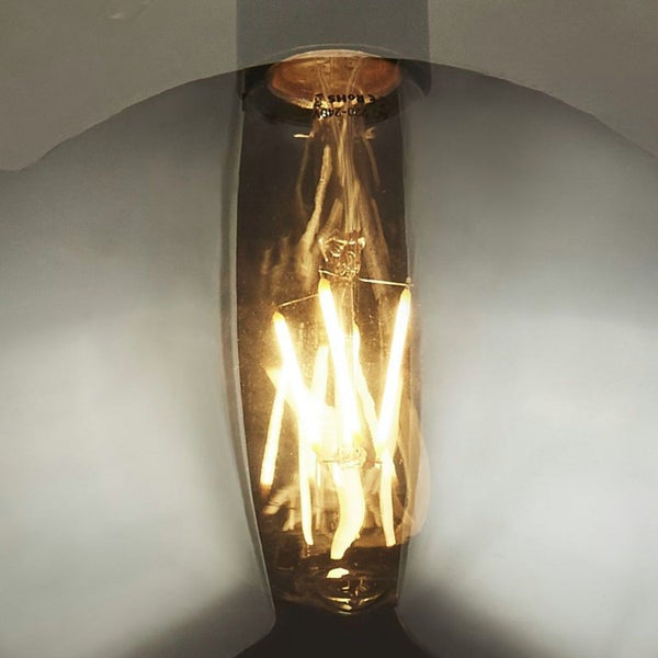 Nahaufnahme einer leuchtenden LED-Lampe