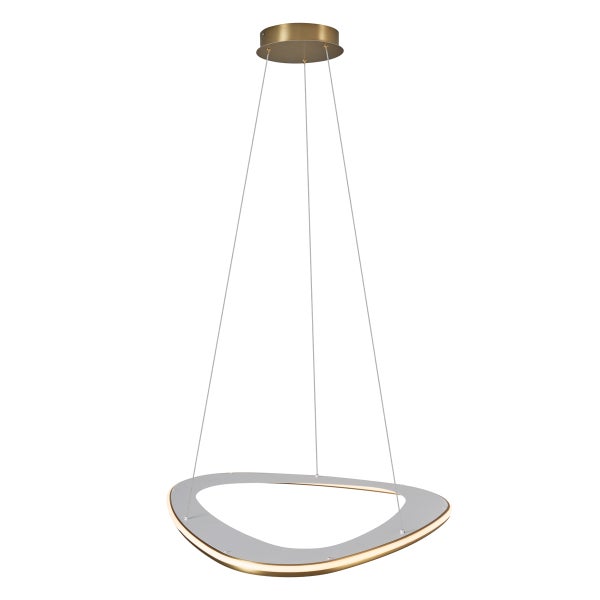 Moderne LED-Pendelleuchte mit dreieckigem Design