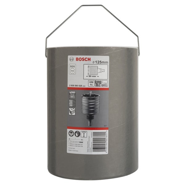 Bosch Bohrkrone mit SDS-max Aufnahme, 125 Millimeter Durchmesser
