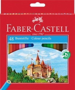 Faber-Castell Buntstifte Castle, 48er Set Eco-Farbstifte