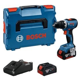 Bosch Professional Akku-Bohrschrauber Set mit zwei Akkus Ladegerät und Kunststoffkoffer