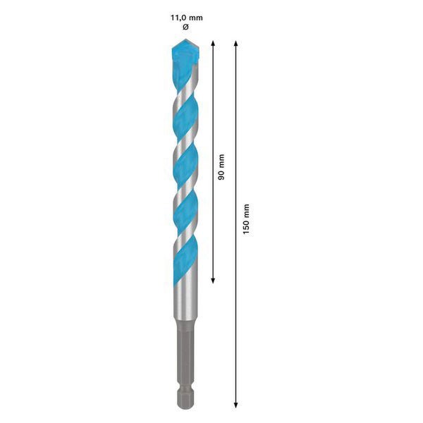 Bosch EXPERT HEX-9 Multi Construction Bohrer 11 x 90 x 150 mm - 2608902352