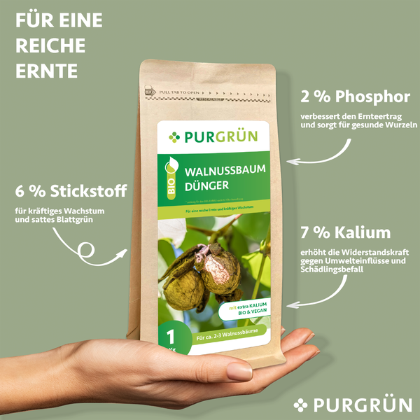 Purgrün Bio-Walnussbaum-Dünger 1 kg