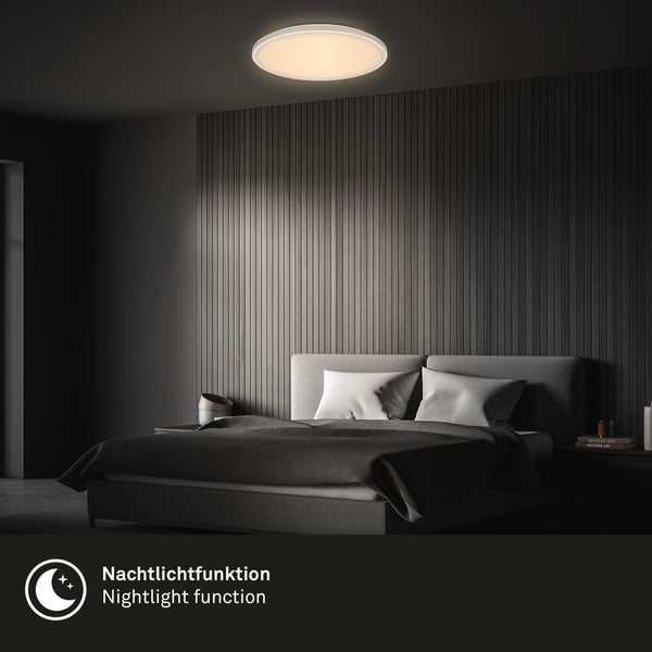 LED Deckenlampe LED Deckenleuchte Wohnzimmer Dimmbar Fernbedienung CCT Flur