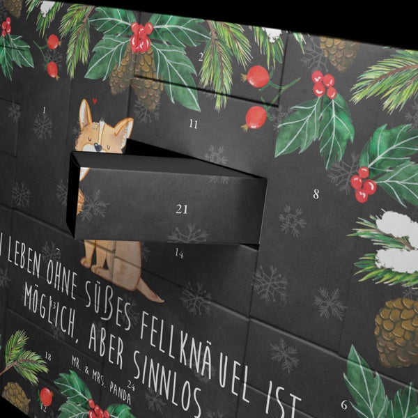 Mr. & Mrs. Panda Befüllbarer Adventskalender Hund Glück - Schwarz