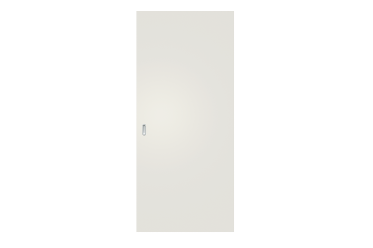 Holztürblatt Röhrenspan 735x1985mm Weißlack RAL 9010 mit Schlossfräsung passend für PremiumPocket