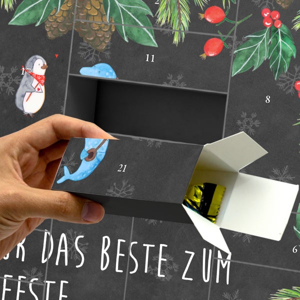 Mr. & Mrs. Panda Befüllbarer Adventskalender Big Band - Schwarz