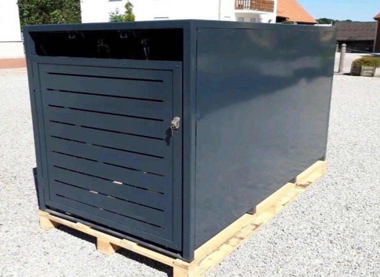 Fahrradbox Easy- Slide für 2 Fahrräder, E-Bike