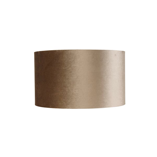 Zylindrischer Lampenschirm aus Samt
