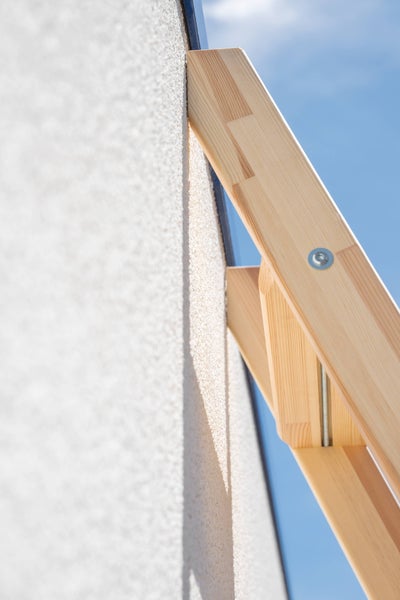 PROREGAL Stufen-Anlegeleiter Holz Ohne Traverse 6 Stufen