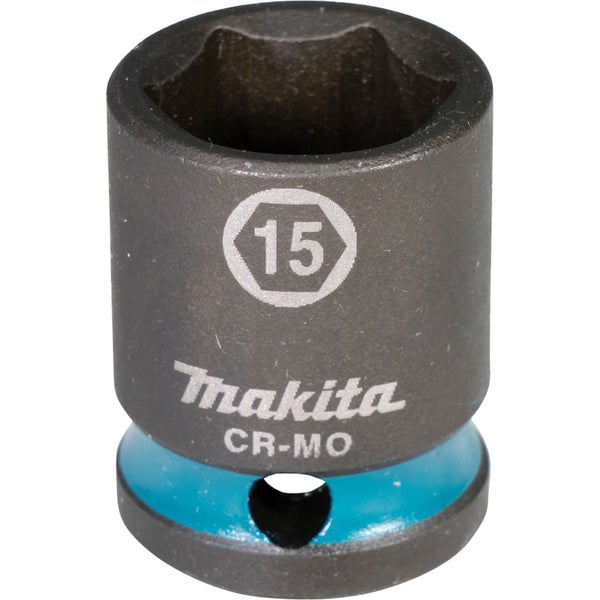 Makita E-15964 Steckschlüssel 3/8 SW15 Impact Black kurz