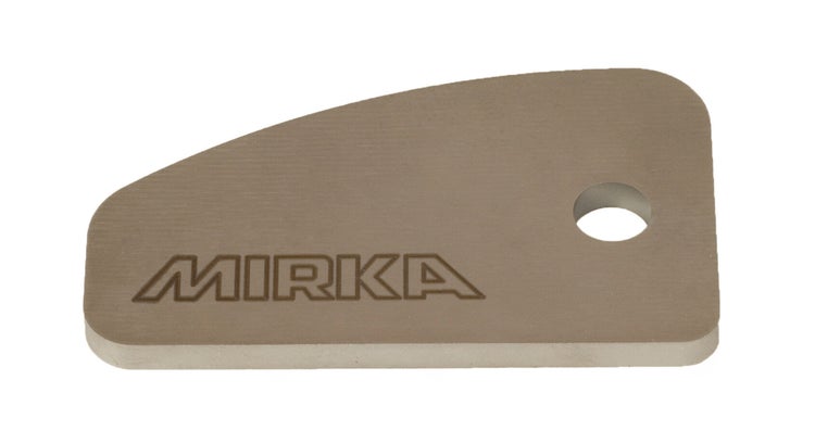 Mirka Lackhobel Ziehklinge -Shark Blade- zur Beseitigung von Lackläufen und Lacknasen / Lack Hobel für Autolack und Holz