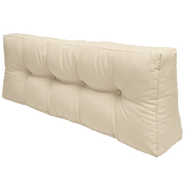 Beautissu ECO Elements Palettenkissen Rücken 120x40x10cm Natur