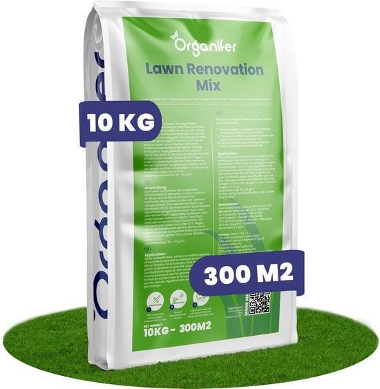 Organifer Rasen Renovations-Mix, 10 Kilogramm für 300 Quadratmeter