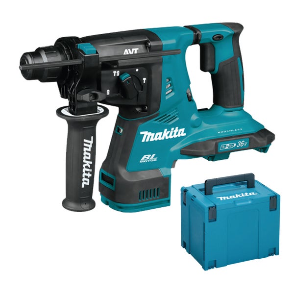 Makita DHR280ZJ Akku-Kombihammer SDS-PLUS 2x 18 V Solo im Makpac