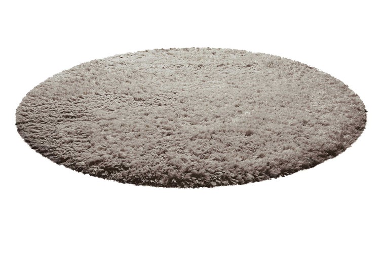 Teppich Rund Sand Braun soft & weich Matteo Homie Living 120 cm rund