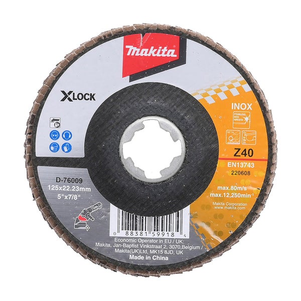 Makita Fächerschleifscheibe 125 mm Z40 - D-76009