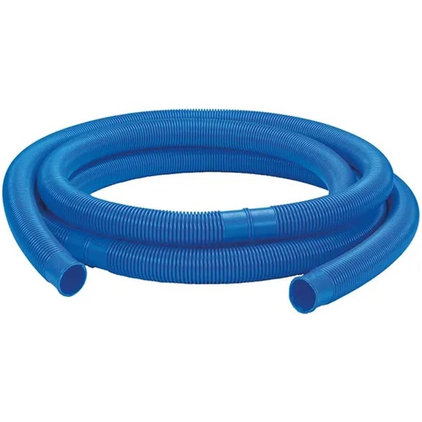 Blauer Schwimmbadschlauch