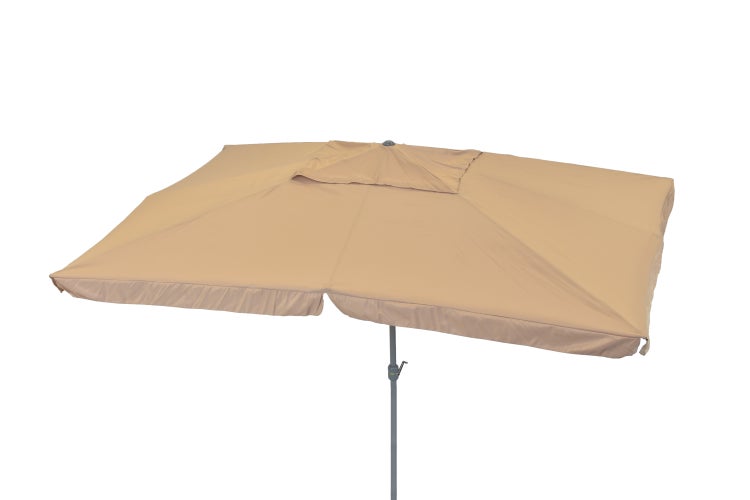 Marktschirm, rechteckig 300 x 400 cm, beige