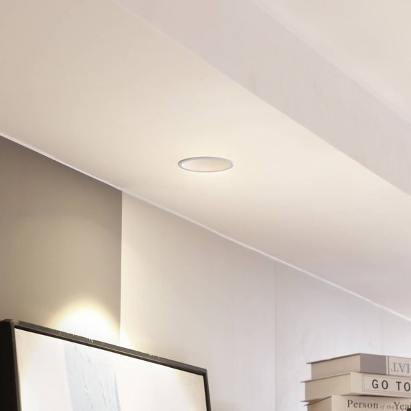 Arcchio LED Hochvolt Einbaustrahler Niria (Modern) in Weiß aus Aluminium (1 flammig, ) - Strahler Einbauleuchte Deckenleuchte Wandleuchte Wohnzimmerleuchte