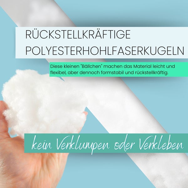 AMF Life Kissenfüllung, waschbar bis 95 Grad, zertifizierte Qualität, 2000g