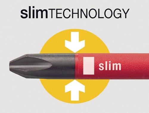 Wiha Wechselklingensatz slimBit Pack 7tlg. Torque/Schlitz/Phillips/Prozidriv - 36079