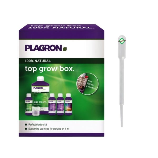 Plagron Bio Starterbox Big – 5-teiliges Ökologisches Düngerset für gesundes Wachstum & Blüte | Für Orchideen, Gemüse, Bonsai & mehr