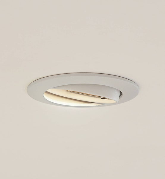 PRIOS Fibur (Modern) in Weiß aus Metall (1 flammig, GU10) Wohnzimmerleuchte