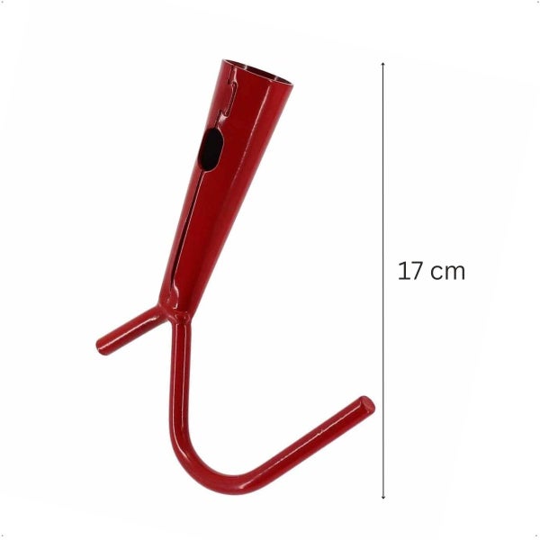Stabhalterung mit Erdspieß 17 cm für Gartenstäbe oder Rankhilfen