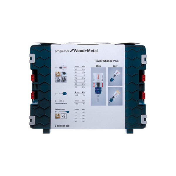 Bosch 13tlg. Universal-Set Progressor Wood and Metal - 2608594269
