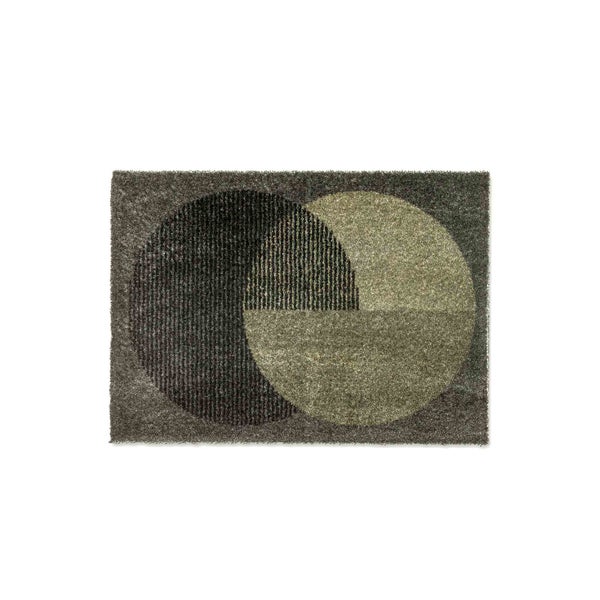 Rechteckiger Teppich mit geometrischem Muster