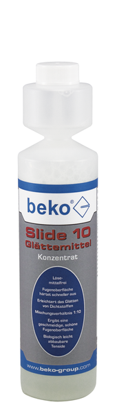 Beko Slide 10 Glättmittel Konzentrat in einer Kunststoffflasche