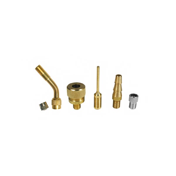 FAIRAIR Reifenfüller RF-G-SET, geeicht, mit 37 cm Schlauch + 5er Adapter Set, FA30003