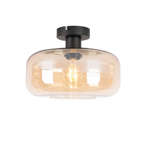 Deckenleuchte mit Glasschirm