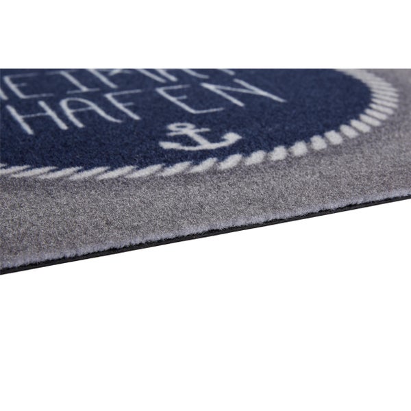 Fußmatte mit Hafenmotiv