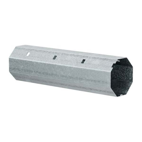 Fixlänge | Stahlwelle SW 60 Achtkant | Wandstärke 0,6 mm | mit innenliegendem Falz | Länge 1300 mm
