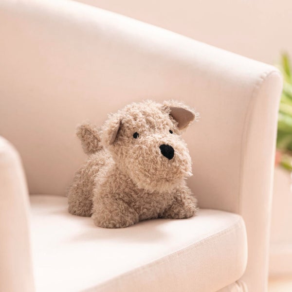 FRANK FLECHTWAREN|Türstopper Tobi, 27 x 13 x 17 cm, POLYESTER, SAND, FOLIE