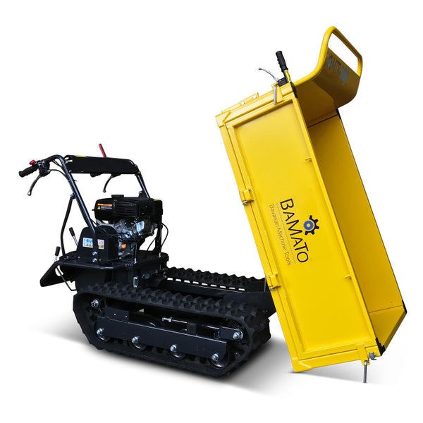 BAMATO MTR-500 Raupendumper mit hochgestellter Mulde