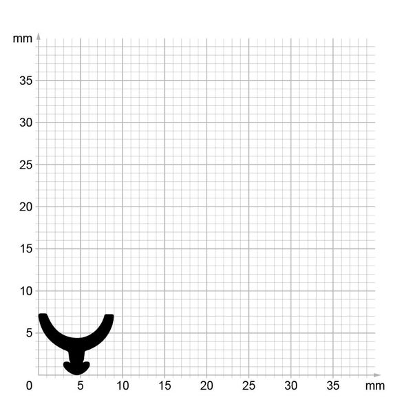 DIWARO. | Lippendichtung LP158 | weiß | 5 Meter