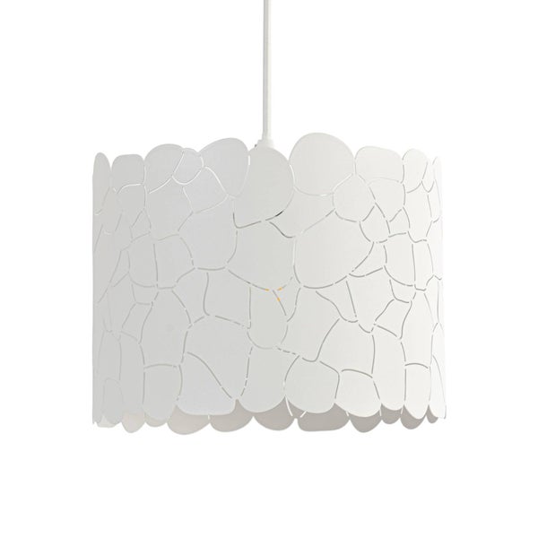 Lindby Pendelleuchte Aralena (Modern) in Weiß aus Metall (1 flammig, E27) - Deckenlampe Esstischlampe Hängelampe Hängeleuchte Wohnzimmerleuchte