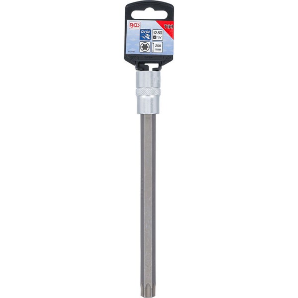 BGS Bit-Einsatz Länge 200 mm Antrieb Innenvierkant 12,5 mm (1/2) T-Profil (für Torx) T60 - 4484